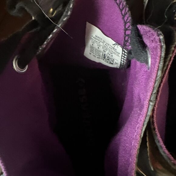 Converse Chuck Taylor All Star Pro High Top Pink Flowers W/Green SZ 8 Wms -6 Men - Picture 11 of 13